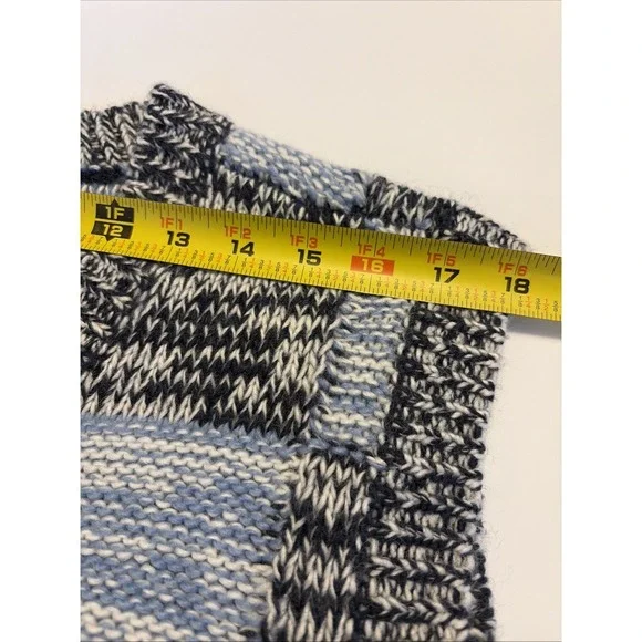 Obey Womens Mira Sweater Vest MPatchwork Knit V Neck Streetwear Layering Indie - Picture 10 of 13